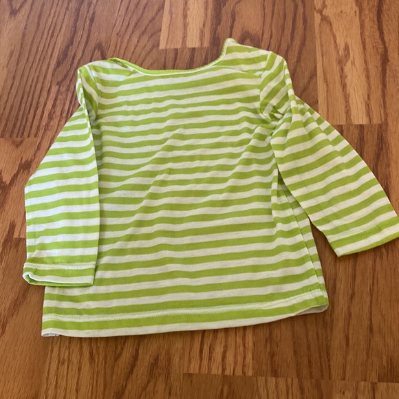 Target lime green and white striped matching outfit - Picture 5 of 9